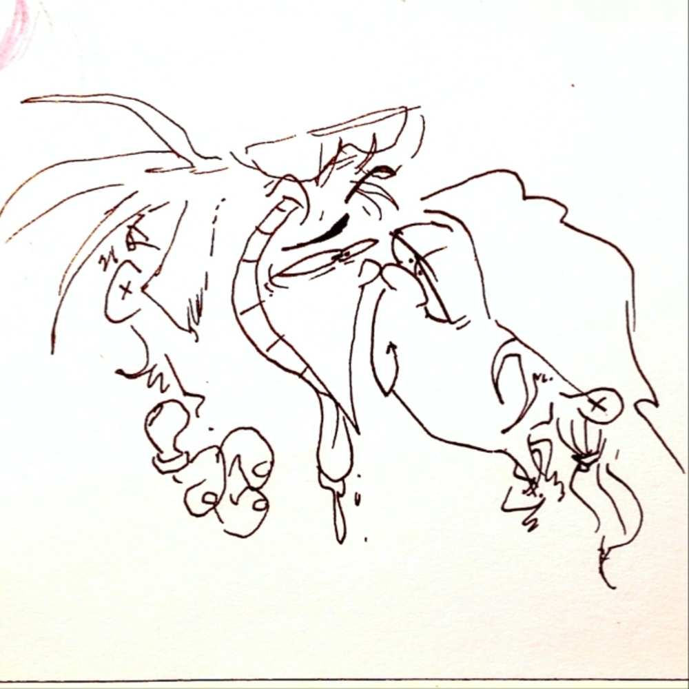 Ed Edd n Eddy "Nuzzles" GAY LGBT Middle Aged Edd/Eddy Ink Art by Raven M